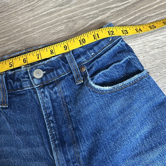 Abercrombie & Fitch The 90’s Straight Ultra High Rise Jeans Blue Sz 25 - Picture 9 of 13